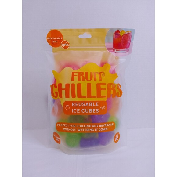 Evriholder Other - EVRIHOLDER Fruit Chillers Reusable Ice Cubes Drink Coolers 32 Pack NEW